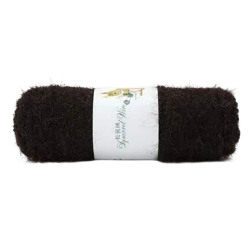 Пряжа акриловая. Темно-коричнева. Білка.