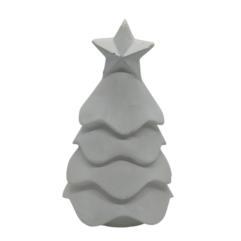 Гіпсова фігурка для розмальовування. Ялинка з зіркою.