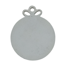 Гіпсова фігурка (барильєф) для розмальовування. Новорічна іграшка, Коло.