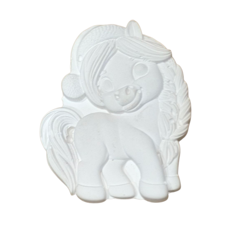 Гіпсова фігурка (барильєф) для розмальовування. Коник.