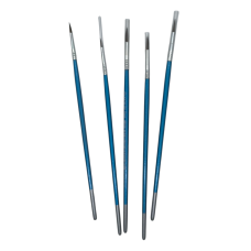 Набір круглих пензликів із ворсу поні No1, 2, 3, 4, 5.