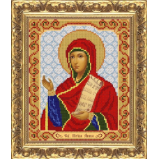 Схема для вишивання бісером ікони. Свята Анна