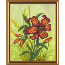 Схема для вишивання бісером. Квітковий каприз.