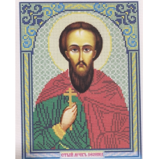 Схема для вишивання бісером ікони. Свято Леонід.