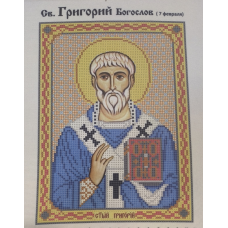 Схема для вишивання бісером ікони. Святий Григорій
