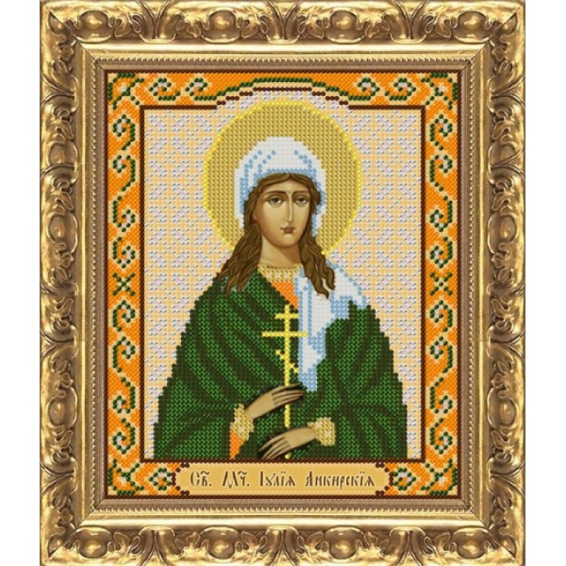 Схема для вишивання бісером ікони Свята Юлія.