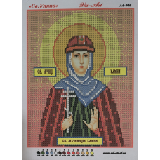Схема для вишивання бісером ікони Свята Уляна