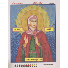 Схема для вишивання бісером ікони Свята Алла