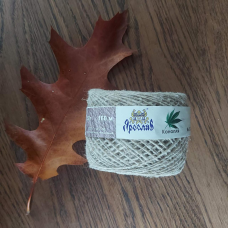 Пряжа конопляна Ярослав. Колір: коричневий