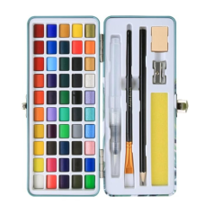 Акварельні фарби з перломутром 50 кольорів.