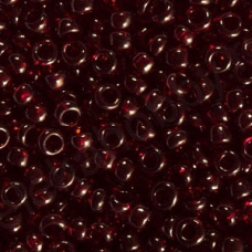 Бісер прозорий глянсовий темно-червоний 10 г, No10
