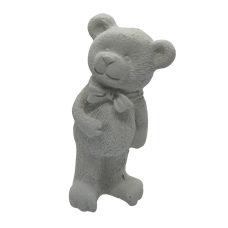 Гіпсова фігурка для розмальовування. Ведмедик кроваткою-бабочкою.