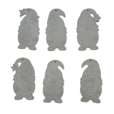 Набор для розмальовування. Новорічна іграшки, Гномики. 6шт