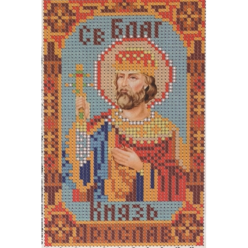 Схема для вишивання бісером, Свята Ярослав. Схема для вишивання бісером, Свята Ярослав.