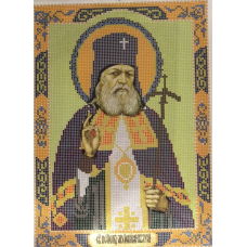 Схема для вишивання бісером ікони. Святий Лука
