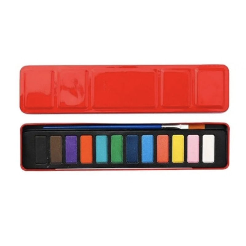 Акварельні фарби 12 кольорів. Акварельні фарби 12 кольорів.