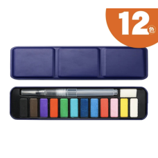 Акварельні фарби 12 кольорів.