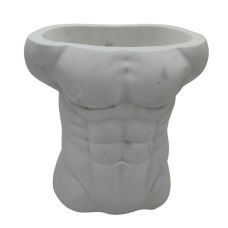 Гіпсова фігурка для розмальовування. Ваза. Чоловіче тіло