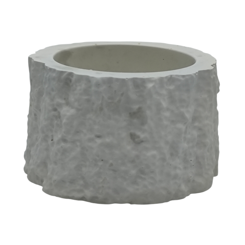 Підсвічник гіпсовий, свічник пеньок