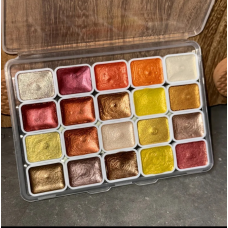 Акварельные краски с перломутром 20 цветов.