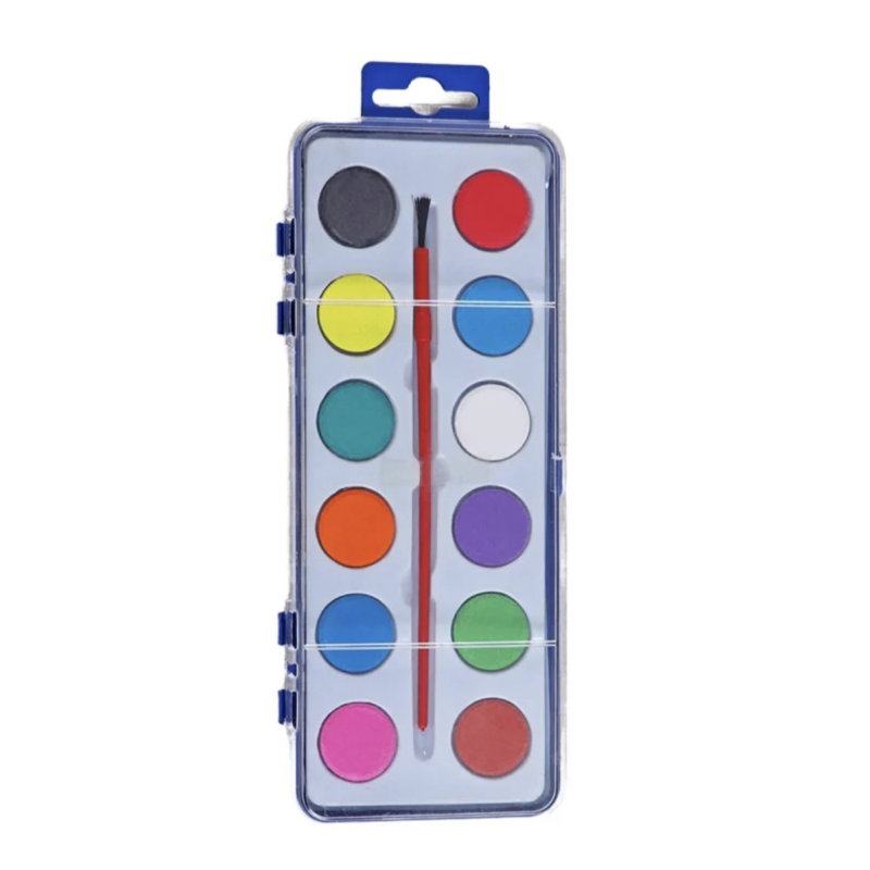 Акварельні фарби 12 кольорів. Акварельні фарби 12 кольорів.