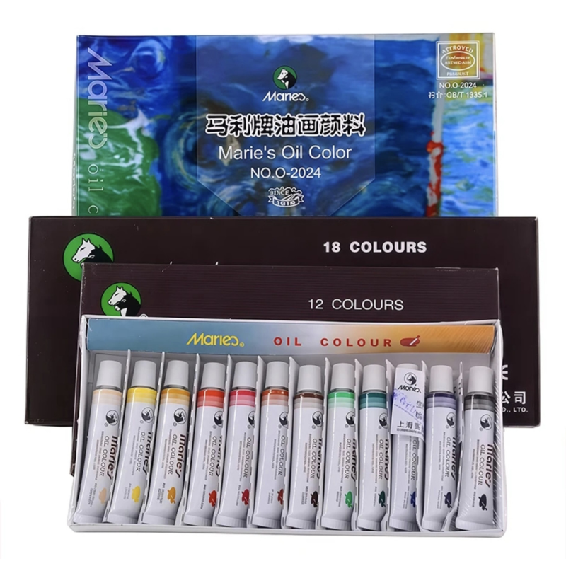 Набір олійних фарб 12 кольори