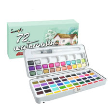 Акварельні фарби 72 кольорів.