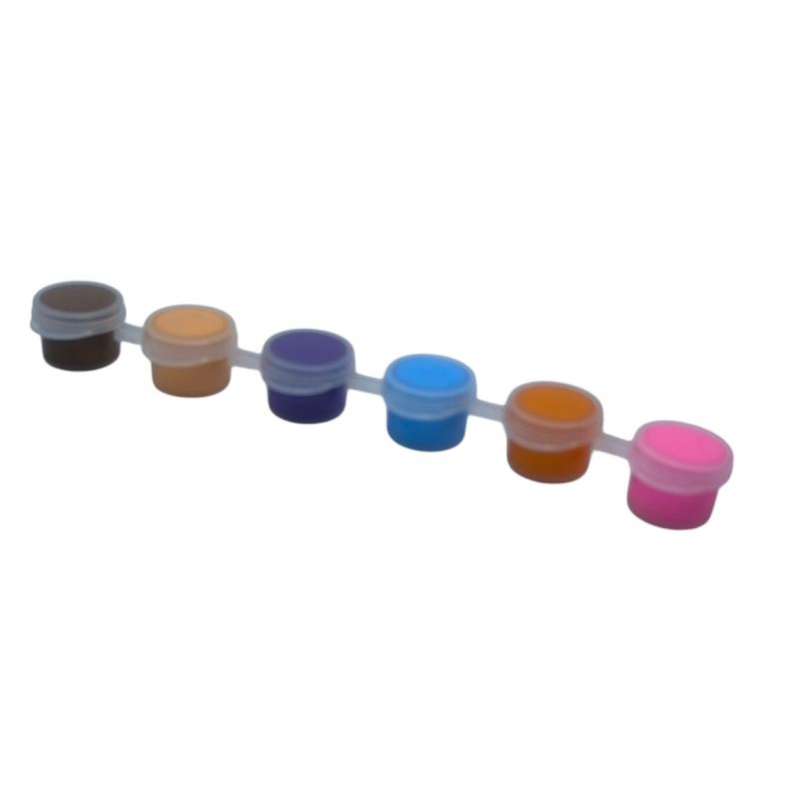 Акрилові фарби 6 кольорів 2 мл.