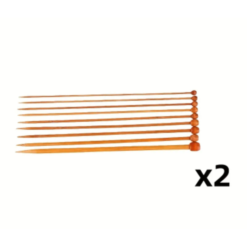 Набір дерев“яних спиць для в“язання 36 см
