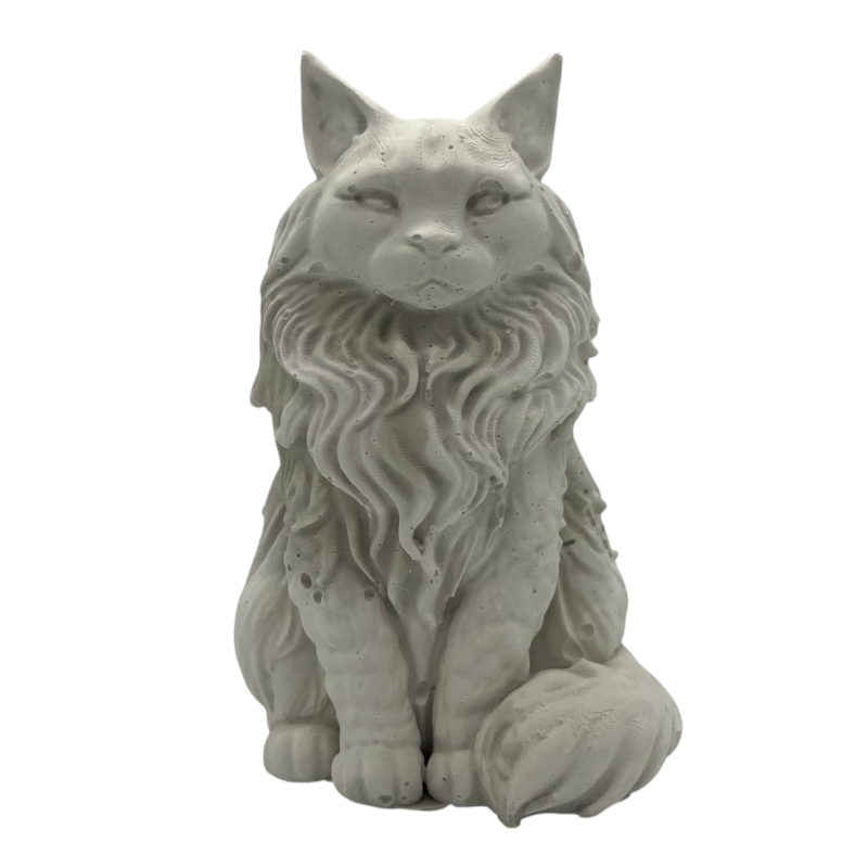 Гіпсова фігурка для розмальовування. Кіт Мей-кун. Гіпсова фігурка для розмальовування. Кіт Мей-кун.