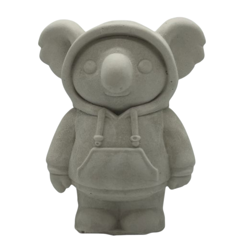 Гіпсова фігурка для розмальовування. Коала в худі. Гіпсова фігурка для розмальовування. Коала в худі.