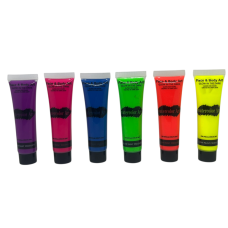 Фарби для боді-арту, гриму 6 кольорів 25 мл.