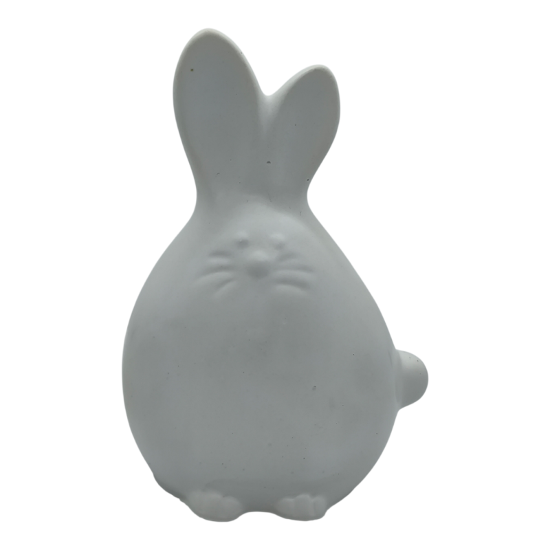 Гіпсова фігурка для розмальовування. Зайчик товстун. Гіпсова фігурка для розмальовування. Зайчик товстун.
