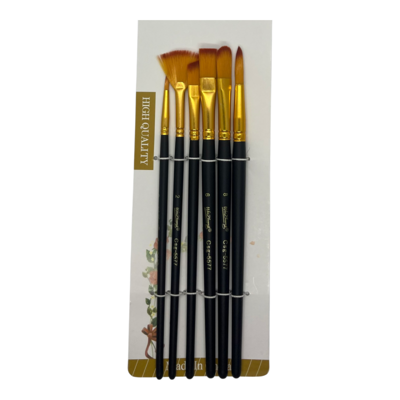 Набір нейлонових пензликів 6 шт.