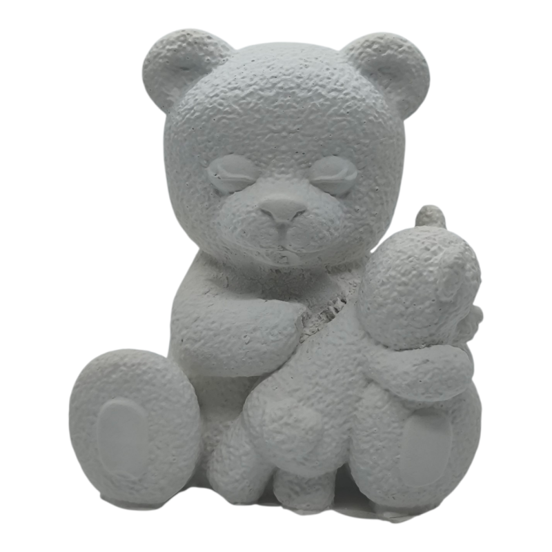 Гіпсова фігурка для розмальовування. Ведмедик мама.