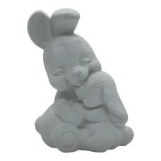 Гіпсова фігурка для розмальовування. Зайка мама.