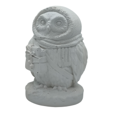 Гіпсова фігурка для розмальовування. Сова поштар.