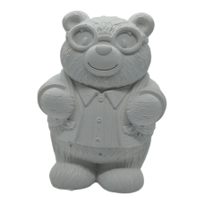 Гіпсова фігурка для розмальовування. Ведмедик ботан.