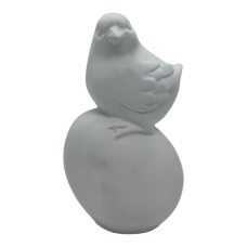 Гіпсова фігурка для розмальовування. Яйце з курчам 2.