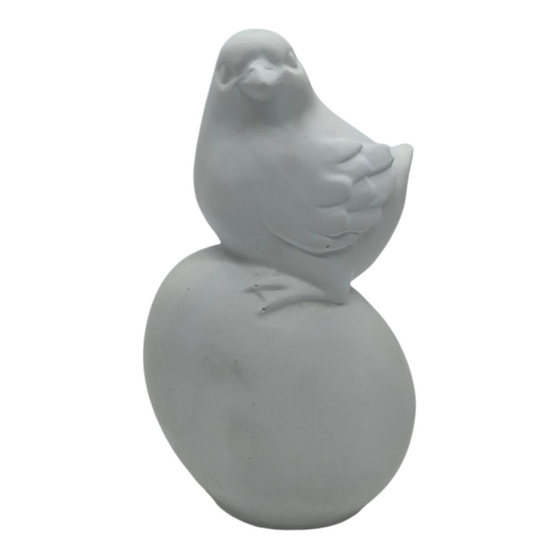 Гіпсова фігурка для розмальовування. Яйце з курчам 2.