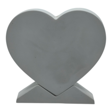 Гіпсова фігурка (барильєф) для розмальовування. Сердце на підставці