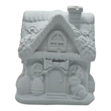 Гіпсова фігурка для розмальовування. Пряниковий будиночок пасхальний.