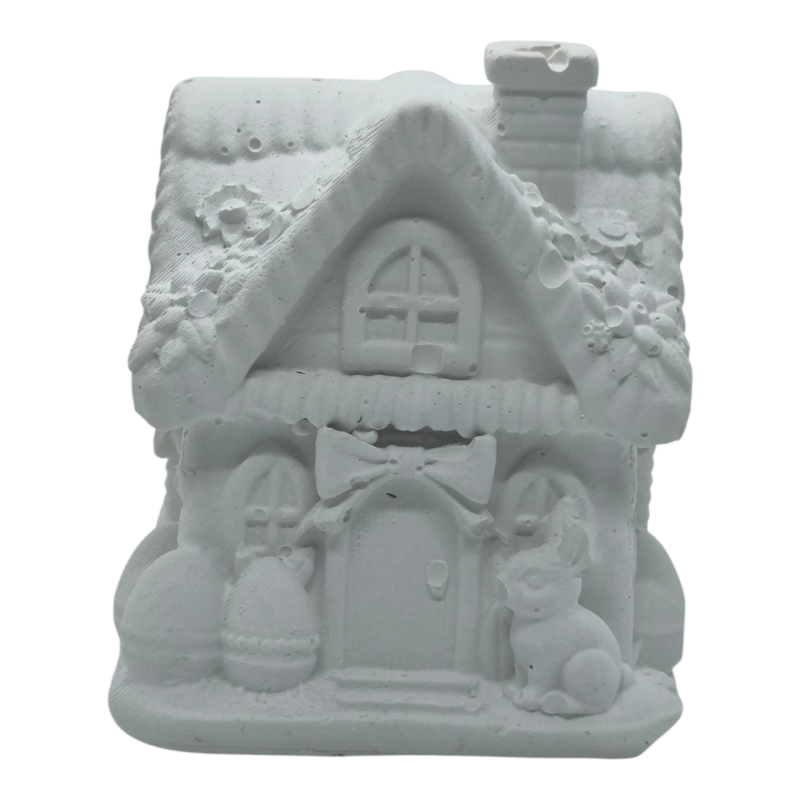 Гіпсова фігурка для розмальовування. Пряниковий будиночок пасхальний.