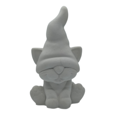 Гіпсова фігурка для розмальовування. Кіт в шапці.