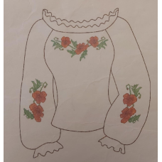Заготівка для вишивання дитячої блузки для дівчинки