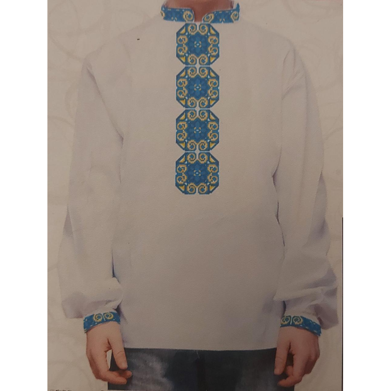 Заготівка для вишивання дитячої сорочки для хлопчика