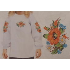 Заготівка для вишивання дитячої блузки для дівчинки