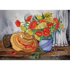 Схема для вишивання бісером. Сільський натюрморт.