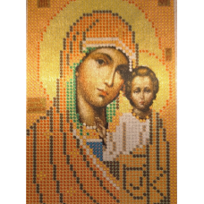 Схема для вишивання бісером ікони. несення Казанськаёратер.