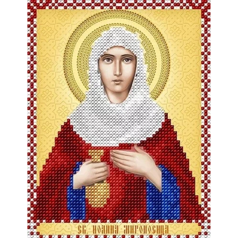 Схема для вишивання бісером ікони. Свята Івана (Яна) Міроносиця Схема для вишивання бісером ікони. Свята Івана (Яна) Міроносиця